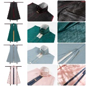 汉服衣橱18 竖领长比甲立领褂子对襟如是观原创汉服明制传统服饰