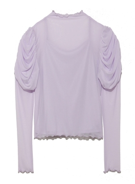 现货日本代购 FURFUR 特价 木耳边灯笼袖上衣RWCT202100