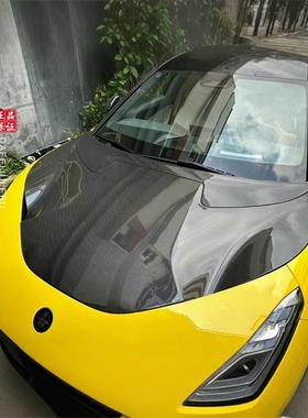 适用于路特斯eletre 干碳纤维机盖引擎盖改装OEM头盖装饰条大包围