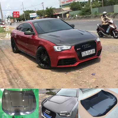 A5S5RS5改装碳纤维机盖大包围