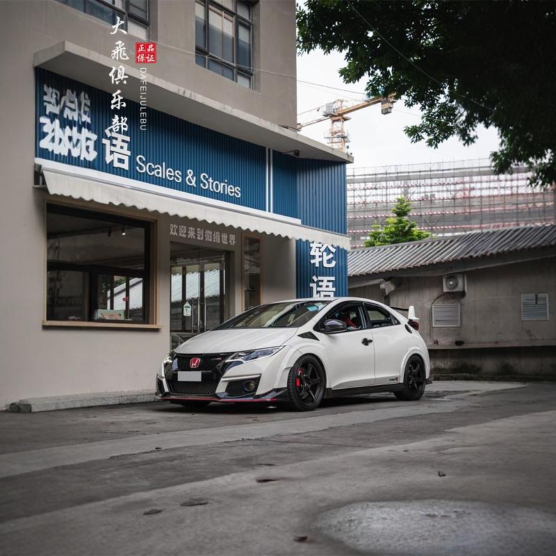 TYPE-R思域FK2碳纤维前唇小包围