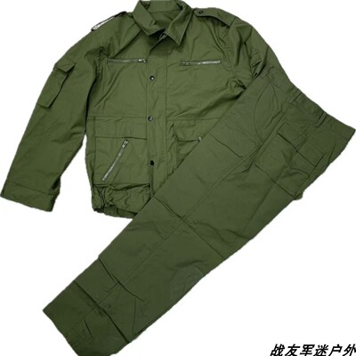 库存老货正品87秋冬作训服工作服套装多口袋带屁兜结实耐磨纯棉