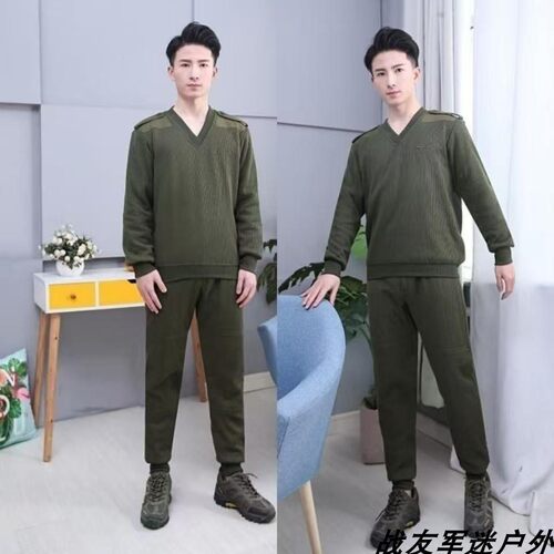 库存老货冬季厚款保暖防寒套装