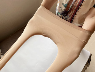 无痕360度无缝一体高弹天鹅绒秋冬120D加厚裸肤色性感打底连裤 袜