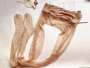 袜大码 」无缝0.1D网纱腰丝袜女超薄丝滑透明连裤 无痕 「融化 新品