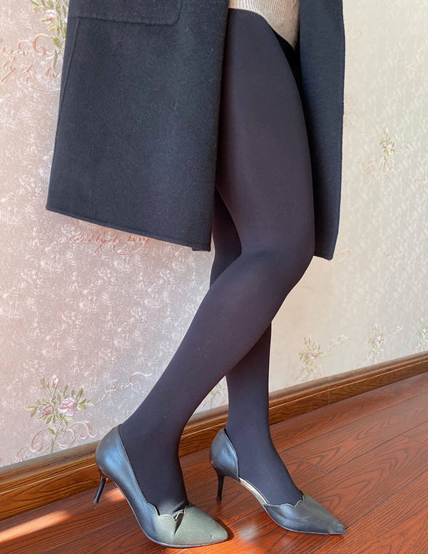 性感一线美腿保暖中厚无痕连裤袜