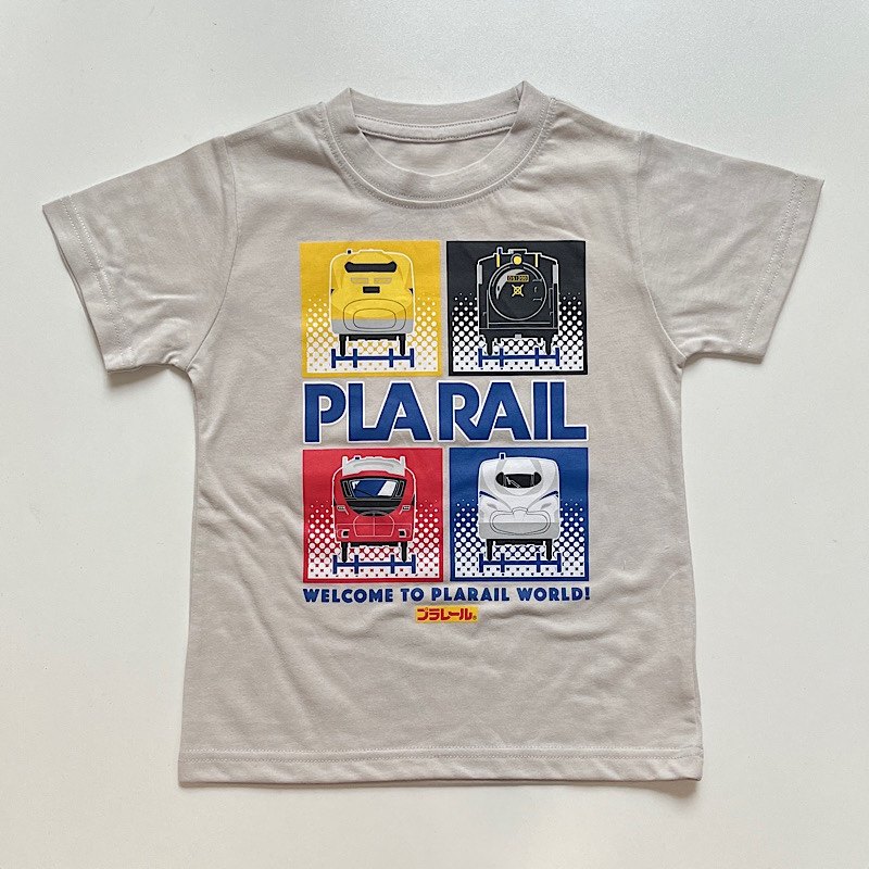 日单新干线车儿童T恤 外贸日系男童夏季卡通动车火车短袖上衣