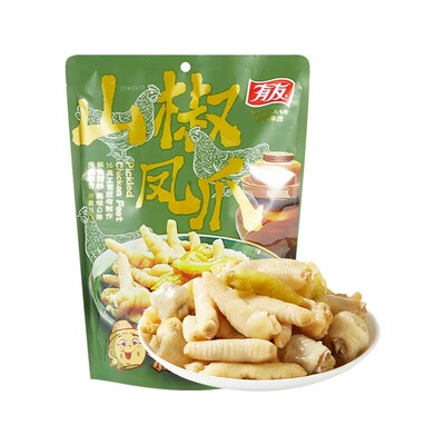 盒马有友山椒凤爪169g袋装泡椒凤爪鸡爪追剧解馋零食小吃