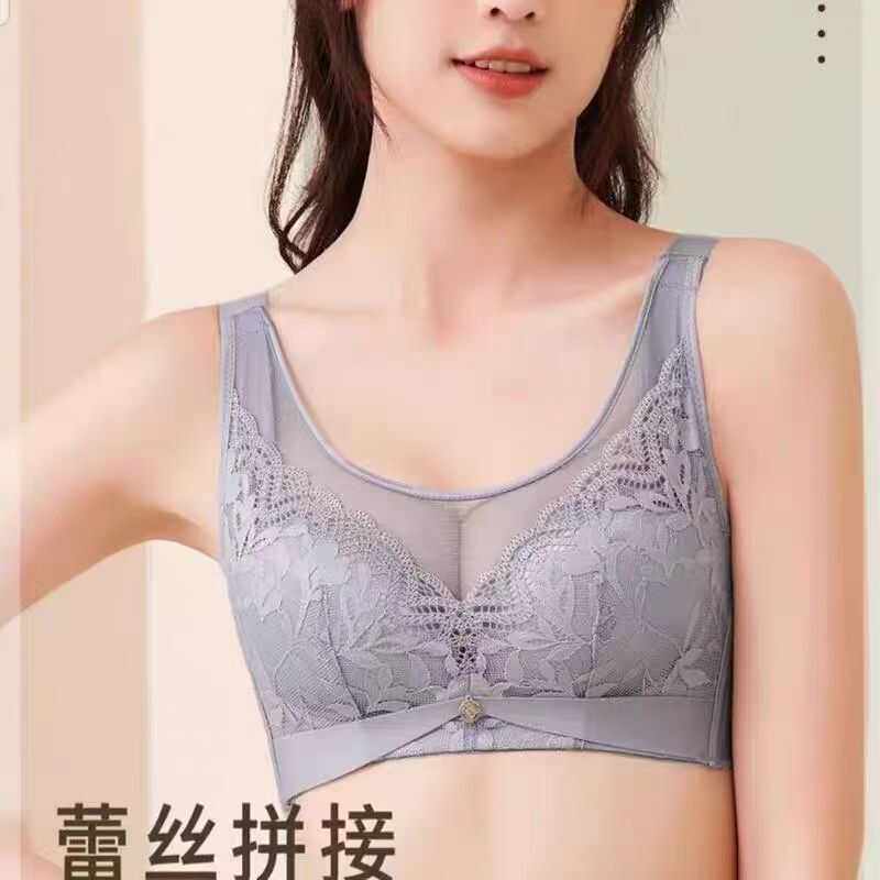 B杯无钢圈防走光文胸收副乳