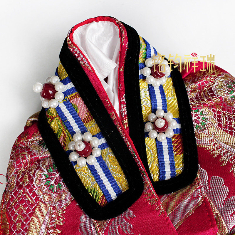 莲师佛衣莲花生大师大士连师佛像衣服外套装饰品手工布艺手工艺品