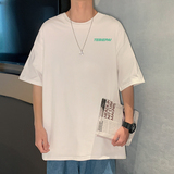 XZ304A-ST366BP25新款夏季男短袖t恤潮牌ins涂鸦宽松打底潮流，男装T恤，星座304A