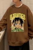 美式高街卫衣男春秋季复古男装情侣重磅hiphop潮牌上衣服宽松外套，男装卫衣，星座304A