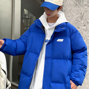 MY04D新品开衫宽松立领棉服男美式小众面包服情侣棉衣图片