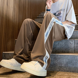 K888FP50新款休闲裤男直筒美式潮牌运动裤宽松阔腿拖地长裤，男装休闲裤，星座304A
