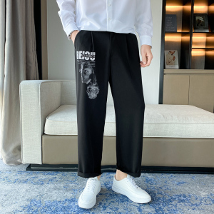 微弹直筒垂感男士休闲西裤XZ304B-2-KZ503P65图片