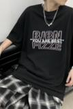 XZ304A-ST393CP25新款潮牌短袖t恤男夏季宽松潮流情侣打底，男装T恤，星座304A