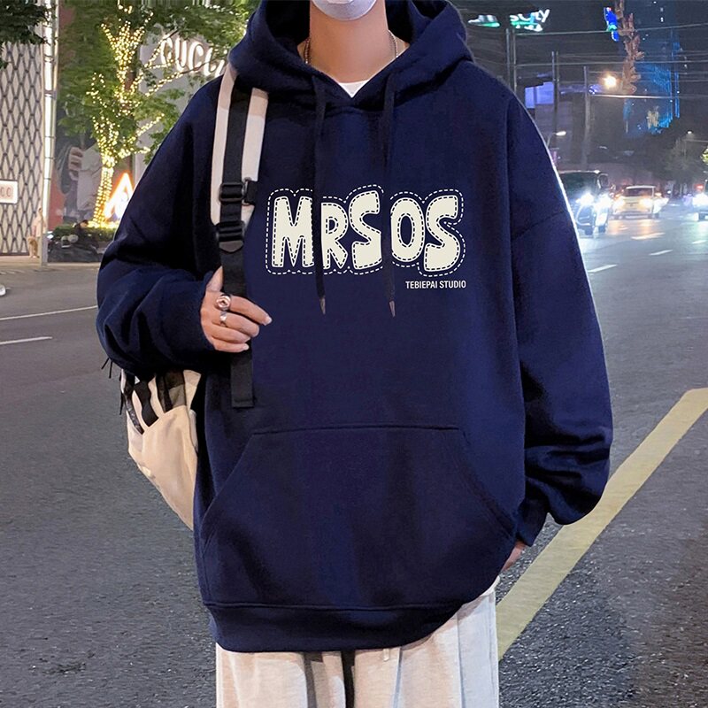 CM062FP60加绒65新款连帽卫衣宽松帽衫oversize休闲,男装卫衣,星座304A