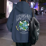CM02FP60新款100%纯棉卫衣重磅连帽宽松套头上衣休闲外套，男装卫衣，星座304A
