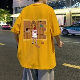 T690CP26夏季短袖T恤男宽松半袖男装动漫卡通印花体恤上衣，男装T恤，星座304A