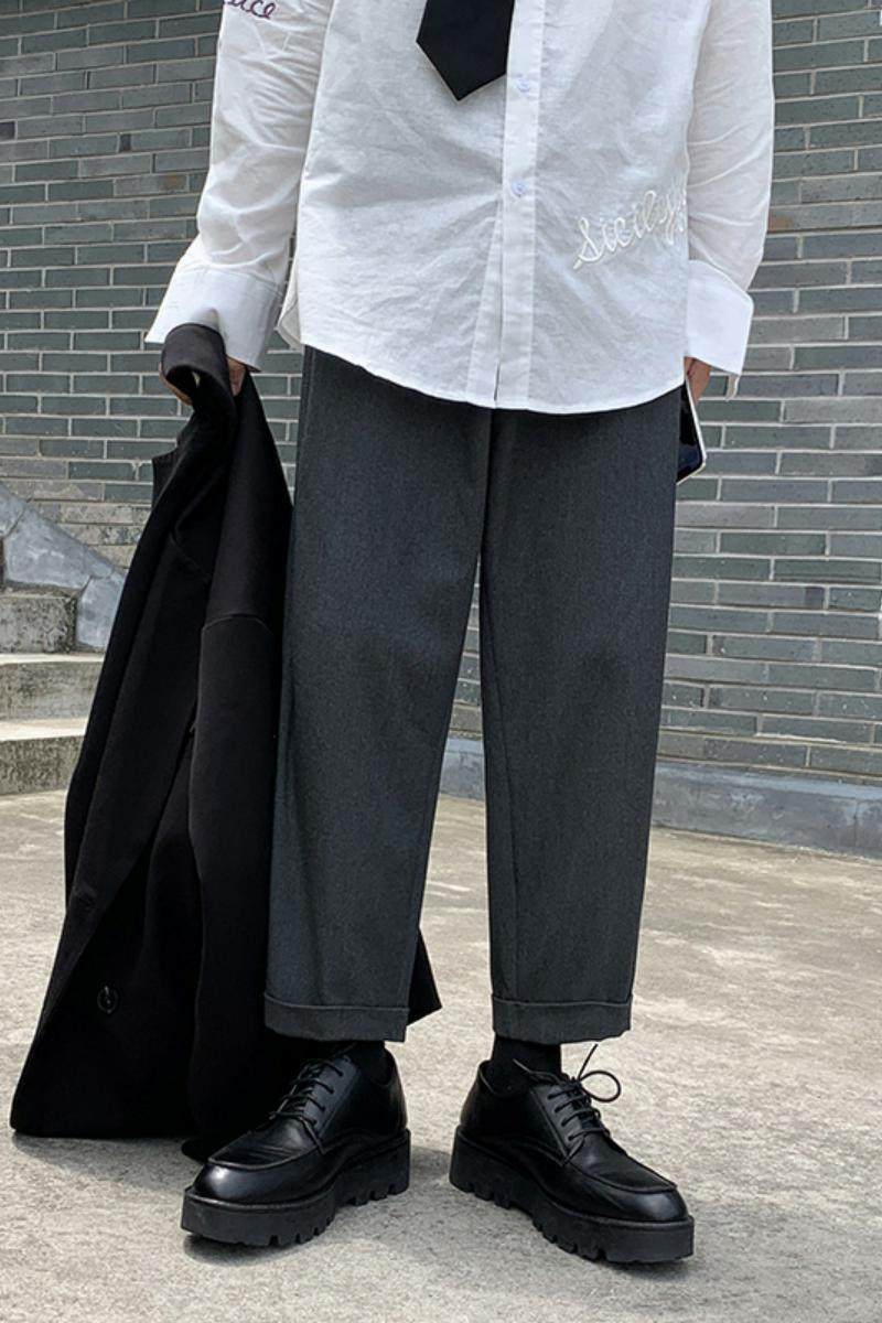 XZ304B-2-KZ501A-C秋冬宽松薄款休闲西裤弹力垂感休闲,男装西裤,星座304A