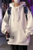 M001CP45新品加绒男女情侣套头连帽卫衣男宽松重磅外套男，男装卫衣，星座304A
