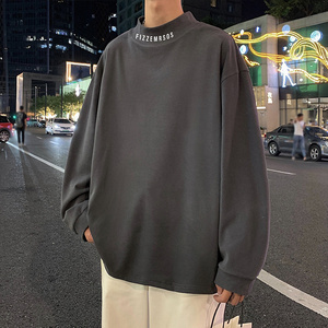 D003FP35新品半高领德绒针织打底衫内搭休闲长袖图片