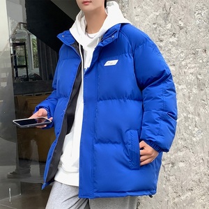 XZ304A-MY04D新品oversize宽松纯色面包服男棉衣加厚立领棉服图片
