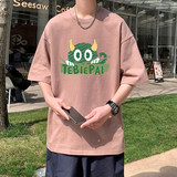 T695FP26新款短袖T恤男男装设计感打底衫重磅纯棉半袖上衣服，男装T恤，星座304A