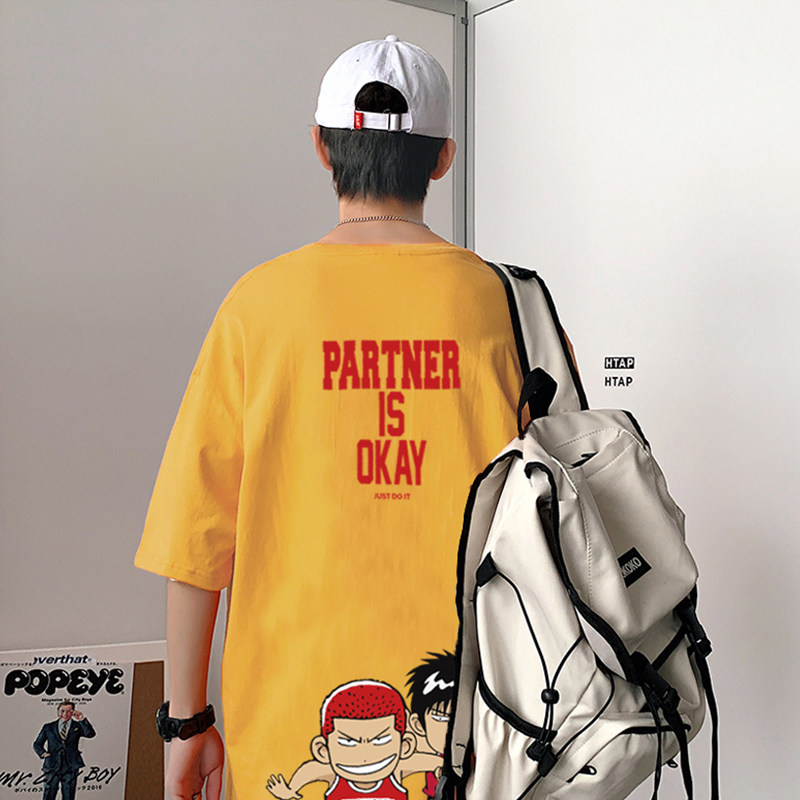 T558DP26夏纯棉t恤男短袖青少年篮球半袖潮上衣,男装T恤,星座304A