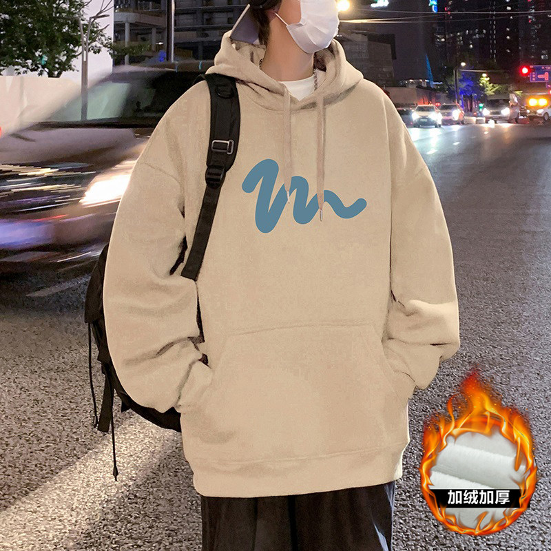 CM052FP60加绒65新款酒红色纯棉卫衣男连帽宽松情侣款帽衫休闲外,男装卫衣,星座304A