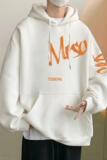 M008加绒C新品连帽卫衣男加绒外套重磅hiphop男装上衣服，男装卫衣，星座304A