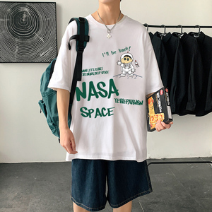 XZ304A-1-ST519CP25潮港风蜡笔小新短袖t恤男ins潮流卡通动漫休图片