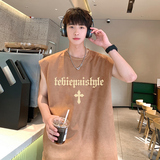 B121FP28新款无袖背心男篮球健身训练跨栏运动坎肩T恤，男装背心/马甲，星座304A