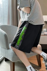 XZ304A-1-DCAins男士短裤港风时尚运动学院风五分中裤,淡蓝色毛绒大衣怎么搭配图片