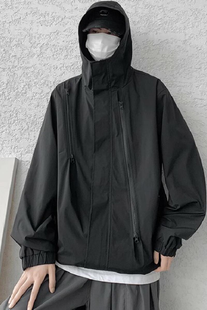 H186FP80新品户外冲锋衣夹克外套男休闲宽松纯色工装登山服外套,男装夹克,星座304A