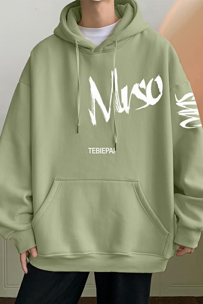 M008加绒CP55新品连帽卫衣男美式长袖加绒加厚帽衫情侣重磅外套,男装卫衣,星座304A