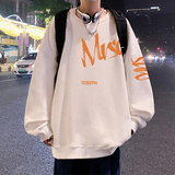 W503FP35加绒45新款圆领加绒卫衣内搭宽松休闲打底衫套头款，男装卫衣，星座304A
