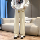 D新品风复古高街长裤裤子男士小众宽松直筒阔腿vibe，男装休闲裤，星座304A