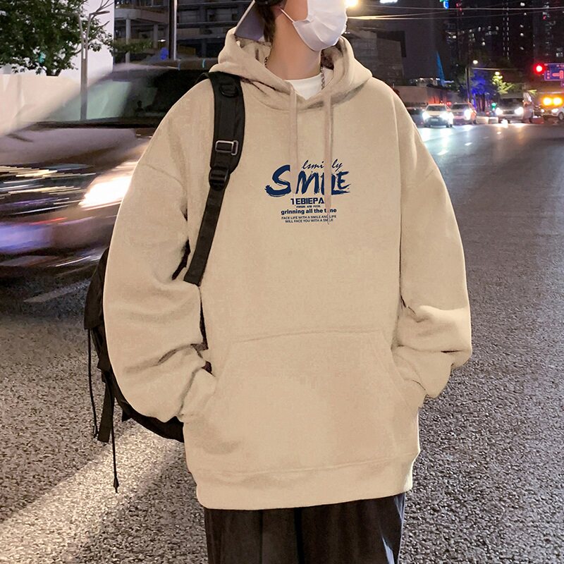 M027FP60加绒65新款卫衣男复古宽松连帽上衣古着帽衫外套,男装卫衣,星座304A