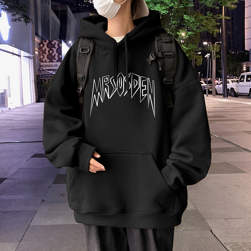 CM02FP60新款100%纯棉连帽卫衣高级感慵懒风休闲外套,男装卫衣,星座304A