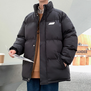 XZ304A-MY04D新品oversize宽松纯色面包服男棉衣加厚立领棉服图片