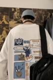 W391P35加绒P45不加绒35新款无帽卫衣男风美式外套设计感打底，男装卫衣，星座304A