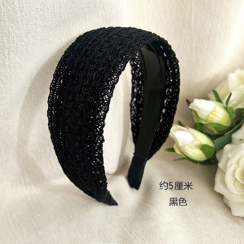 新款宽边遮白发发箍盖碎发