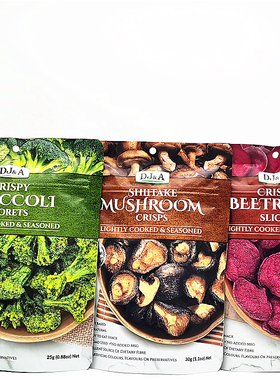 DJ&A Crispy Friut Vegetable澳洲酥脆香菇西兰花红菜头果蔬脆片