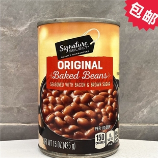 Signature Select Baked Beans美国塞夫威牌原味红棕糖蔬菜焗豆酱