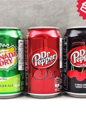 欧洲进口胡椒博士\可口可乐\干姜味碳酸饮料Dr Pepper Canada Dry