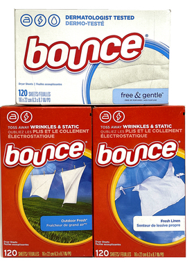 Bounce Outdoor  Dryer Sheets邦氏清香型衣物柔顺纸香衣片