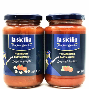 La Sicilia Pasta sauce辣西西里蘑菇番茄意面调味酱拿坡里意粉酱