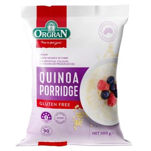 Porridge 500g澳大利亞Orgran速食無麩質藜麥片早餐麥片Qunioa