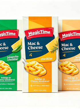 205g美国魔力时光切达奶酪味通心粉Magic Time Macaroni&Cheese
